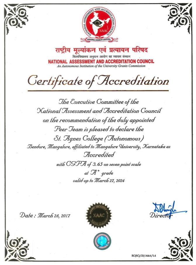 Certificate of NAAC