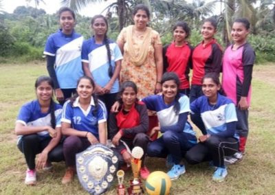 Sports Team Shines in Tug of War and Throwball Match