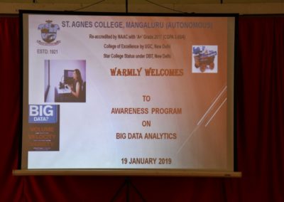 Big Data Analytics-Awareness programme