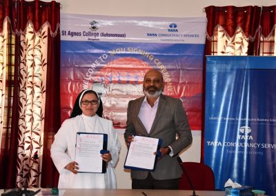 St Agnes College (Autonomous), Mangaluru signs MOU with Tata Consultancy Services to launch a new UG programme