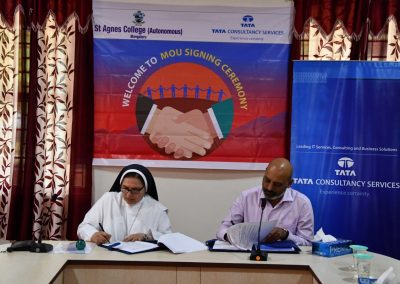 St Agnes College (Autonomous), Mangaluru signs MOU with Tata Consultancy Services to launch a new UG programme