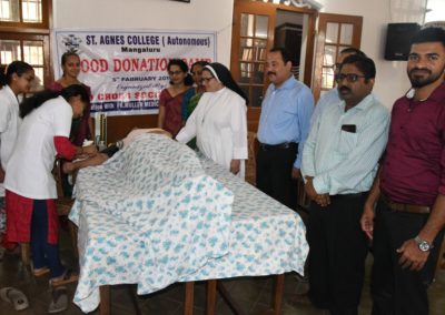 Blood Donation Camp at St Agnes College