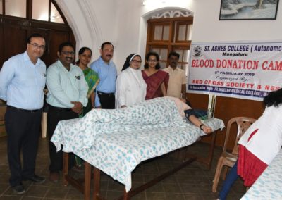 Blood Donation Camp at St Agnes College