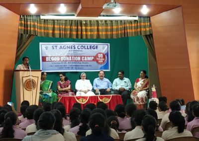 Blood Donation Camp at St Agnes College