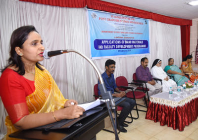 National workshop on - Applications of Nano materials and faculty development programme