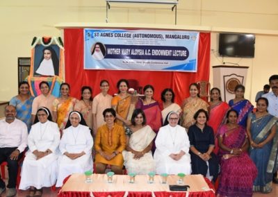 Mother Mary Aloysia A.C. Fifth Endowment Lecture