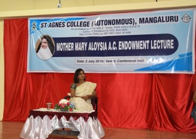 Mother Mary Aloysia A.C. Fifth Endowment Lecture