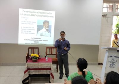 Seminar on “Higher studies and employment opportunities in physical and biological sciences”