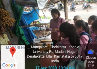 Agnes towards Community of St Agnes College (Autonomous) reaches out to Kuthar, Munnur Village to Conduct a Survey and to create awareness about Solid Waste Management