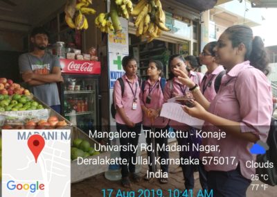 Agnes towards Community of St Agnes College (Autonomous) reaches out to Kuthar, Munnur Village to Conduct a Survey and to create awareness about Solid Waste Management