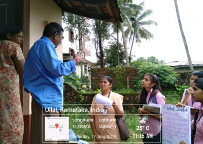 Agnes towards Community of St Agnes College (Autonomous) reaches out to Kuthar, Munnur Village to Conduct a Survey and to create awareness about Solid Waste Management