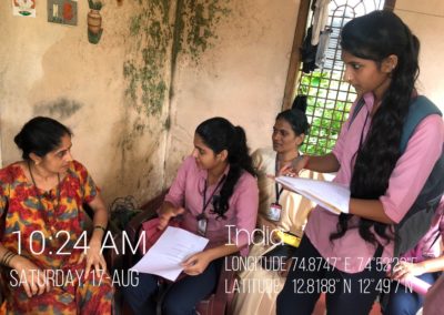 Agnes towards Community of St Agnes College (Autonomous) reaches out to Kuthar, Munnur Village to Conduct a Survey and to create awareness about Solid Waste Management