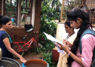 Agnes towards Community of St Agnes College (Autonomous) reaches out to Kuthar, Munnur Village to Conduct a Survey and to create awareness about Solid Waste Management