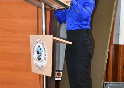 A group singing competition was held at St Agnes College