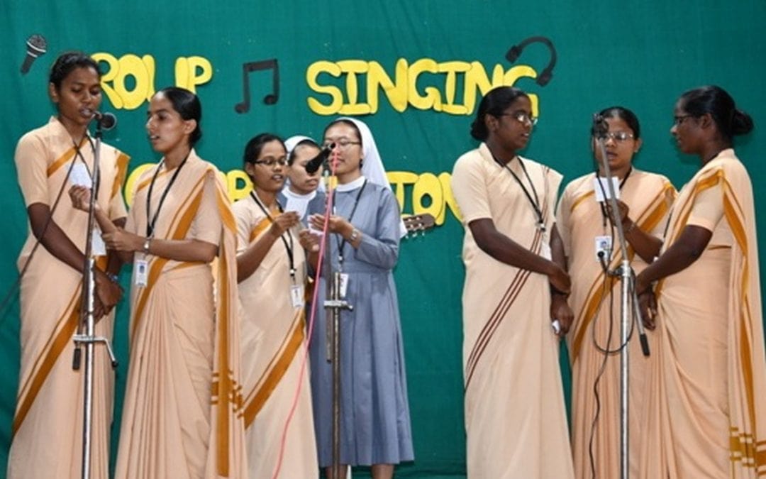 A group singing competition was held at St Agnes College
