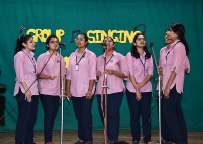 A group singing competition was held at St Agnes College