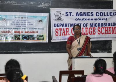 Department of Microbiology organized a seminar on Microbiology & Ayurveda