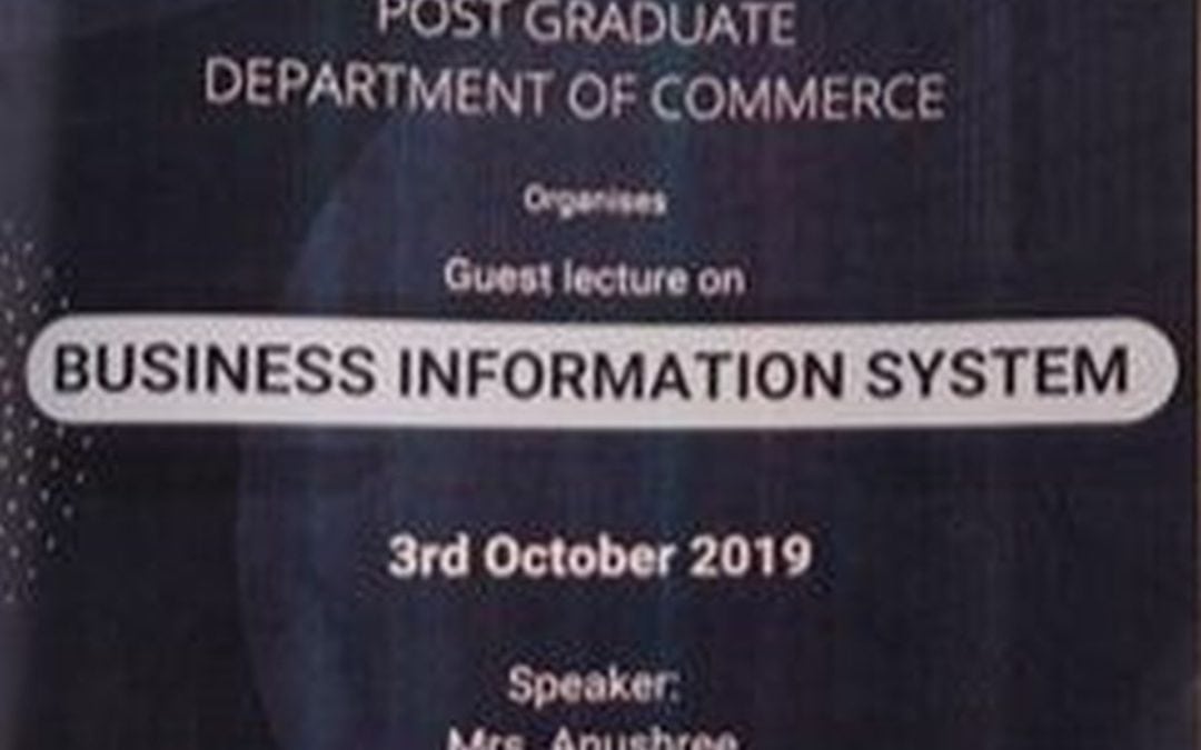 Guest Lecture on Business Information System