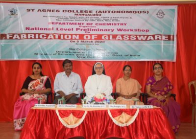 Workshop on Fabrication of Glassware