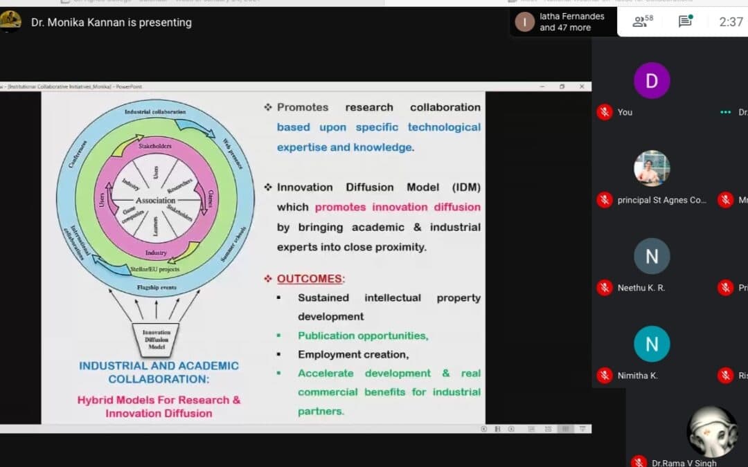 Webinar on Ideas of Collaborations