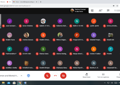 Webinar on Women And Mental Health