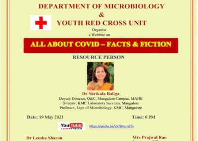 Webinar on All About Covid-Facts and Fiction