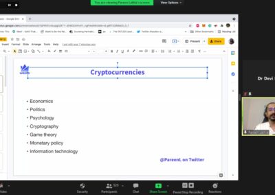Webinar on - Cryptocurrency