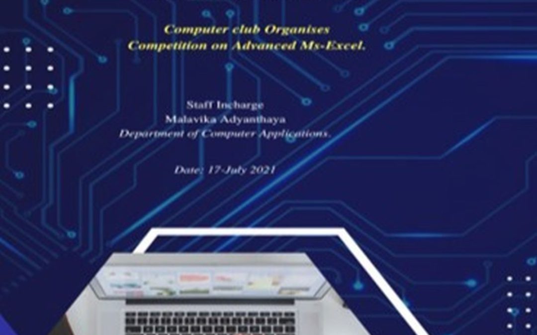 Competition on Advanced Ms-Excel