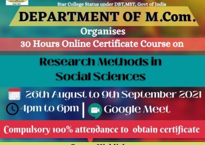 Research Methods in Social Sciences
