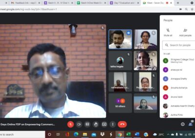 FDP on Empowering Commerce teachers for NEP