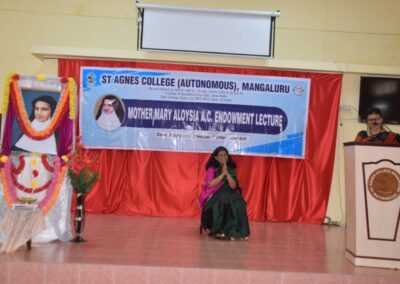 Mother Mary Aloysia Eighth Endowment Lecture