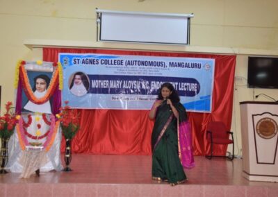 Mother Mary Aloysia Eighth Endowment Lecture