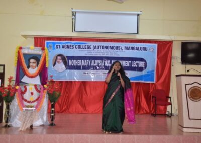 Mother Mary Aloysia Eighth Endowment Lecture