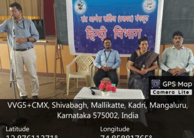 Session On Importance Of Hindi And Effects Of Film On Society