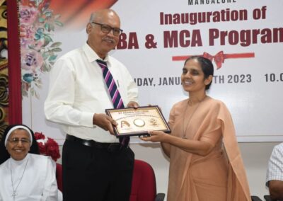 Inauguration of MBA and MCA Programmes