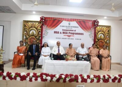 Inauguration of MBA and MCA Programmes