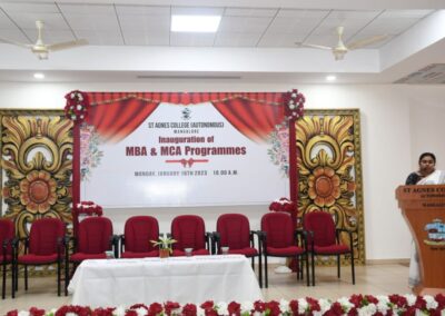 Inauguration of MBA and MCA Programmes