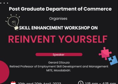 Skill Enhancement Workshop - Reinvent Yourself