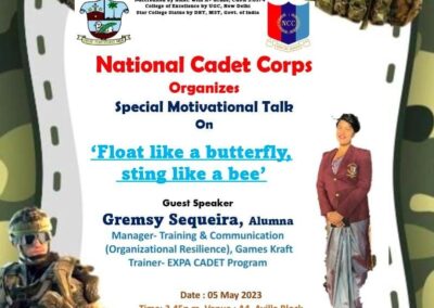 Lecture on “Float like a Butterfly, Sting like a bee”