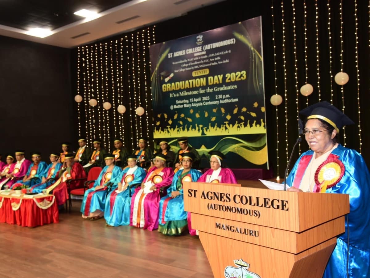 Report on GRADUATION DAY 2023 St. Agnes College (Autonomous), Mangaluru