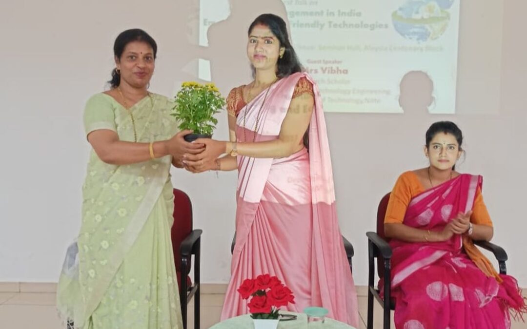 Guest lecture on ‘Waste Management in India’