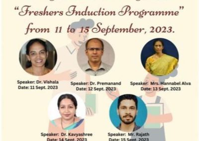 Induction Programme for PG