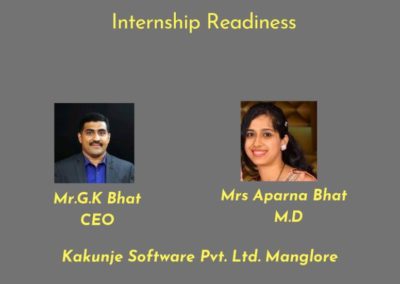 Workshop on "Internship Readiness"
