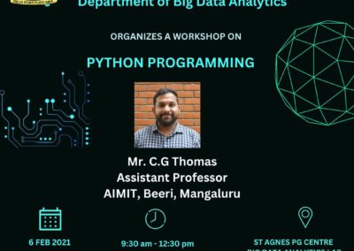 Workshop on “Python Programming”