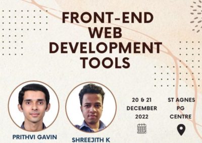 Workshop on ‘Front End Web Development Tools’