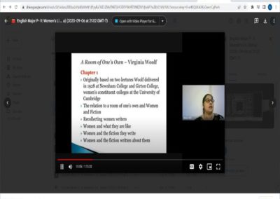 Guest Lecture on “Virginia Woolf’s A Room of One’s Own”