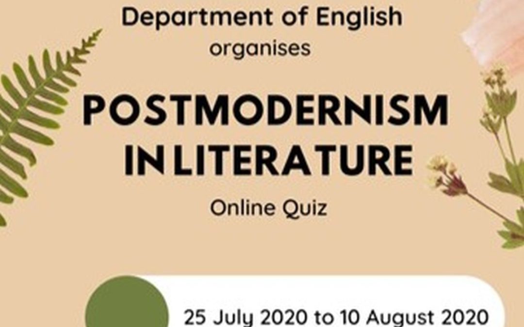 Postmodernism in Literature (Online Quiz)