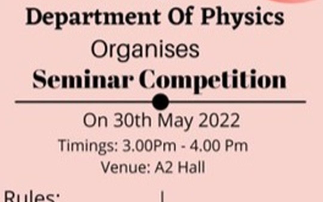 Seminar Competition