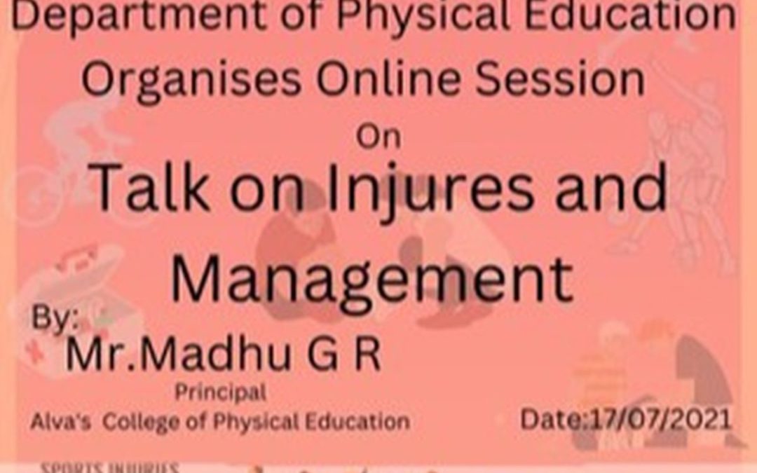 Talk on Injuries and Management