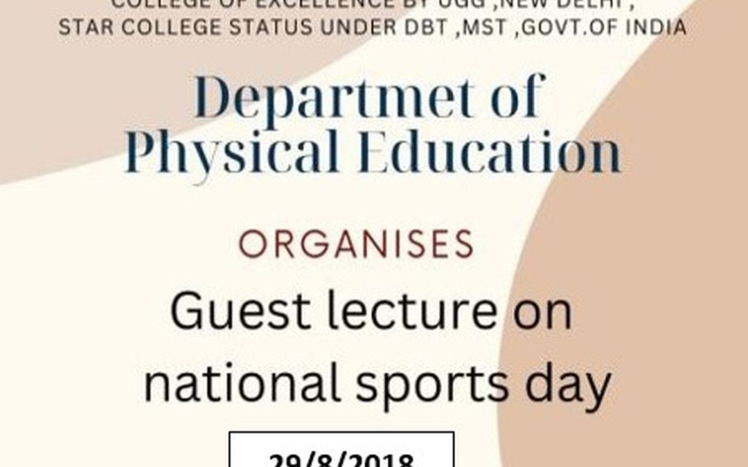Guest Lecture – National Sports Day